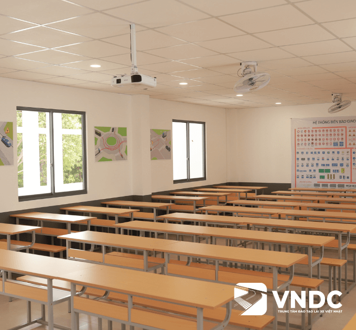 Phòng học lý thuyết tại VNDC