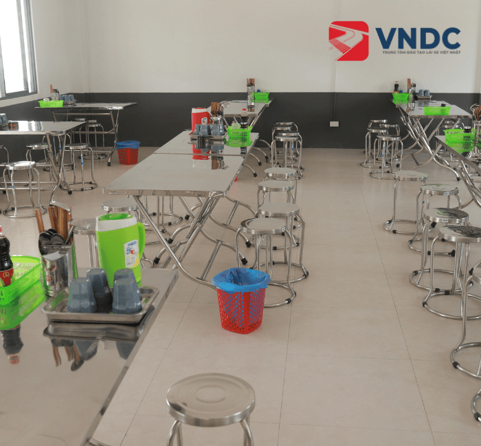 Khu canteen tại VNDC